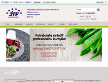 Tablet Screenshot of jtf.sk